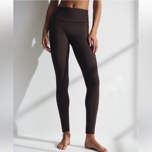 YPB Sculpt LUX High Rise Legging SculptLUX Leggings Women's Brown Velvet Line L